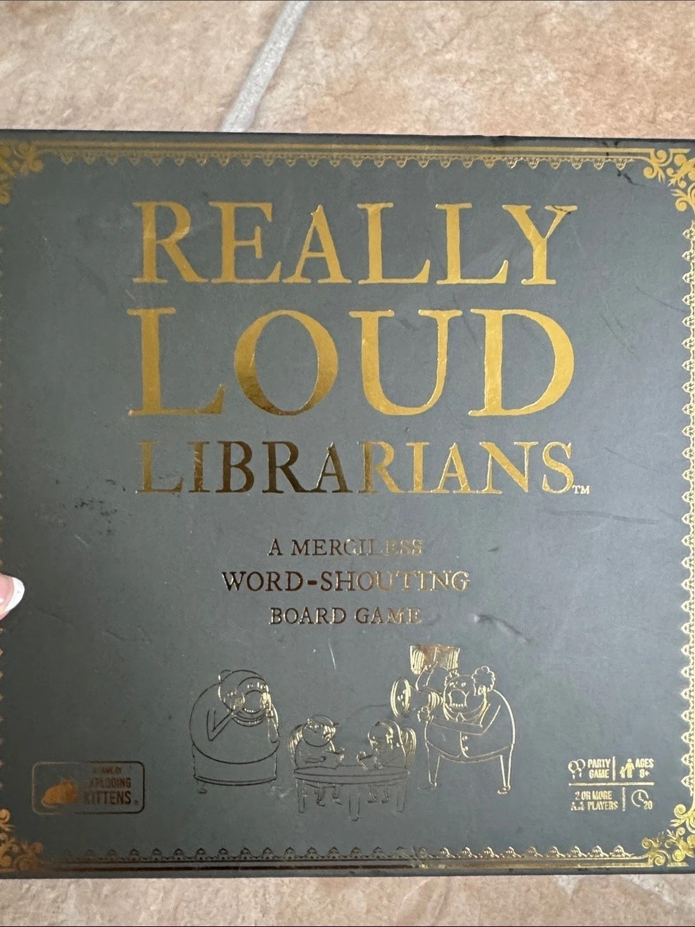 Really Loud Librarians Team Board Game - Like New